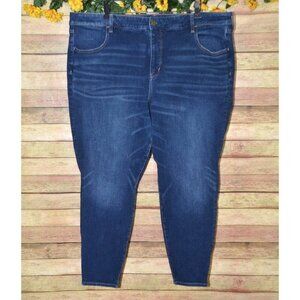American Eagle Dream Jean Blue Women's 24 Short Curvy Hi Rise Jegging STRETCH